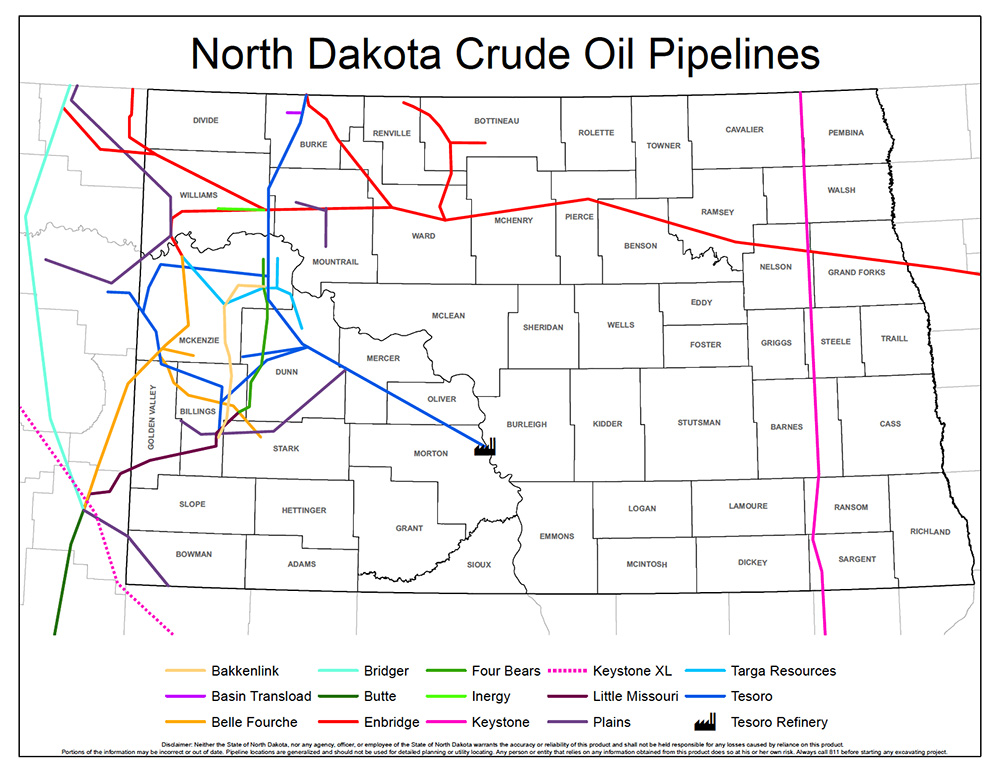NDPA Crude Oil Pipelines