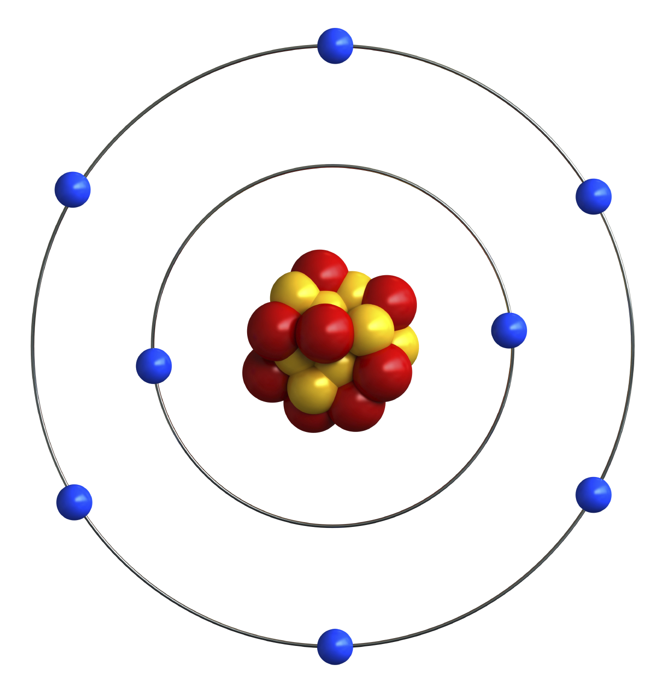 Atomic Structure of Oxygen