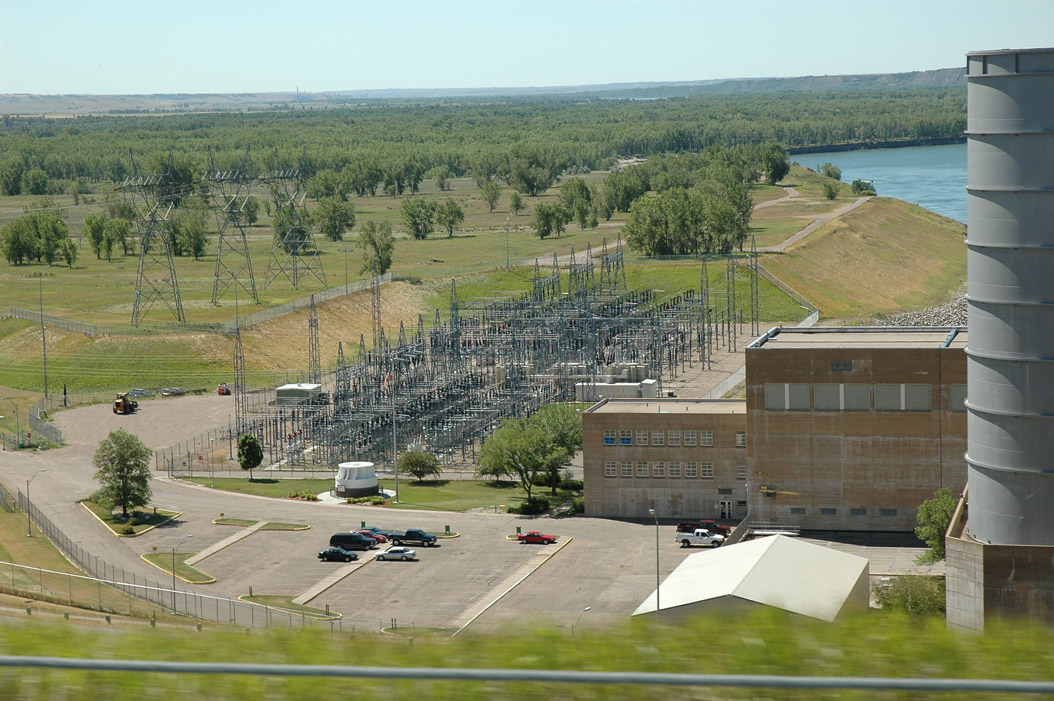 Substation at Garrison Dam