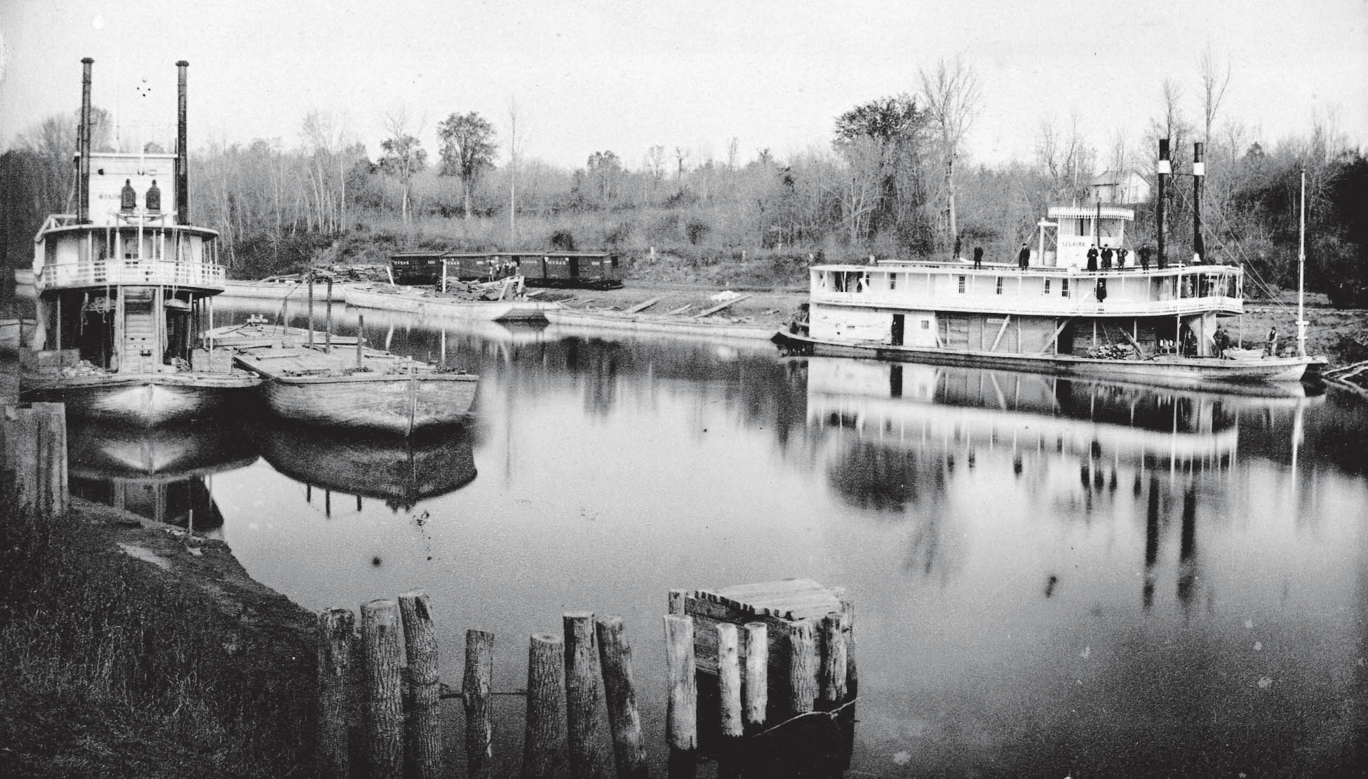 Steamboats International and Selkirk on the Red River