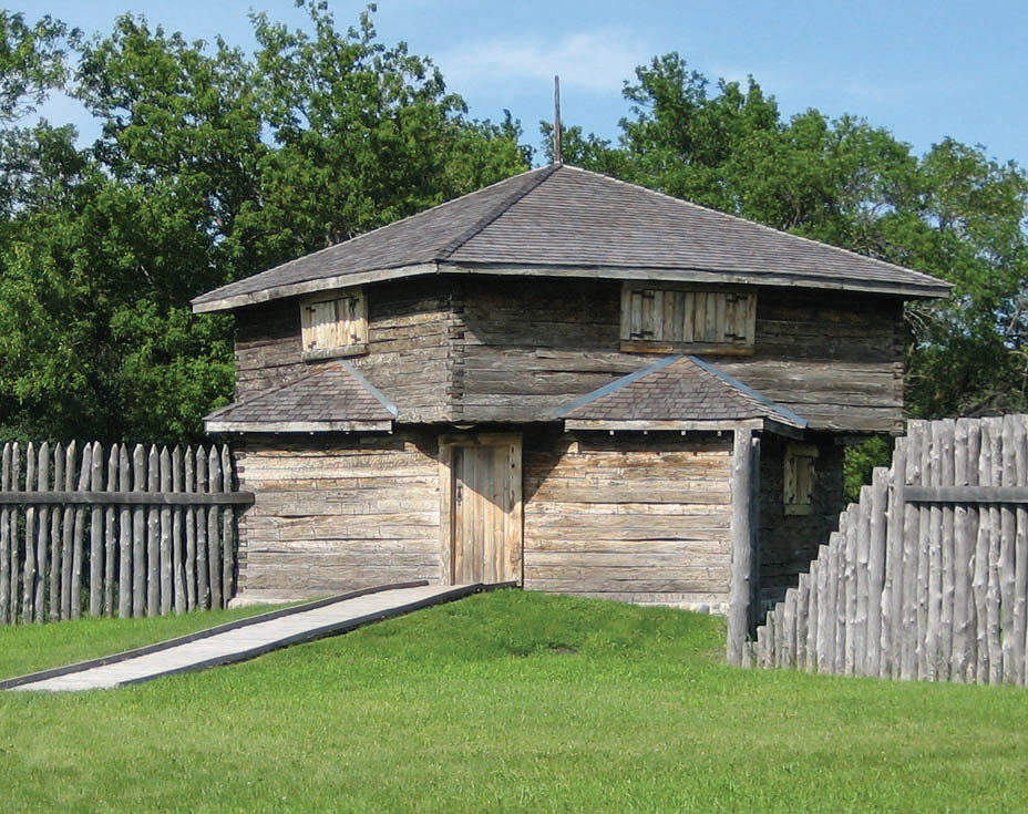 Reconstructed blockhouse