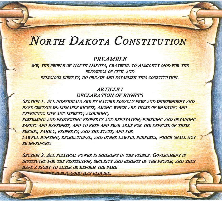 The North Dakota Constitution