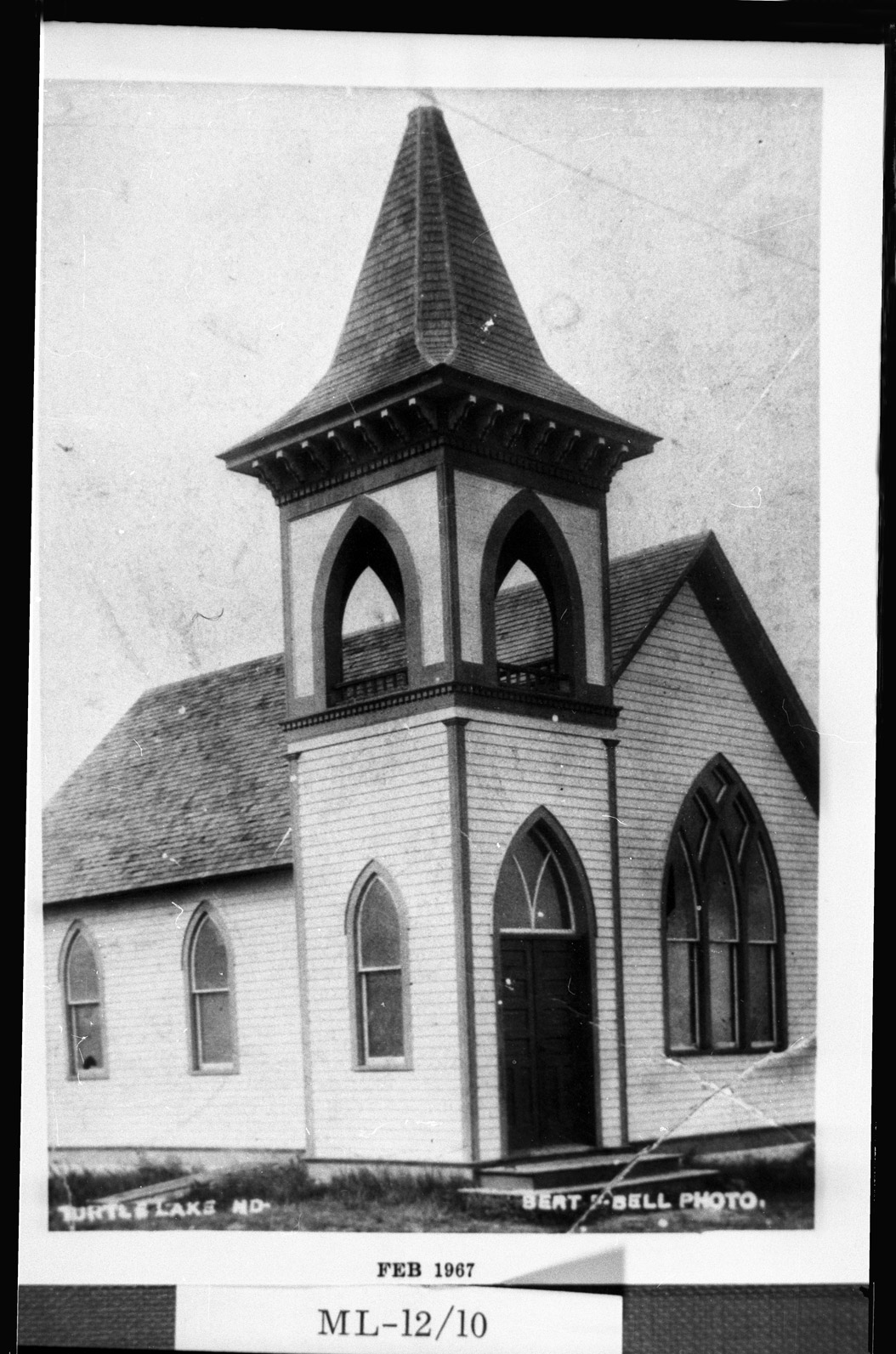0032-ML-12-10  First Baptist Church, Turtle Lake, 1906