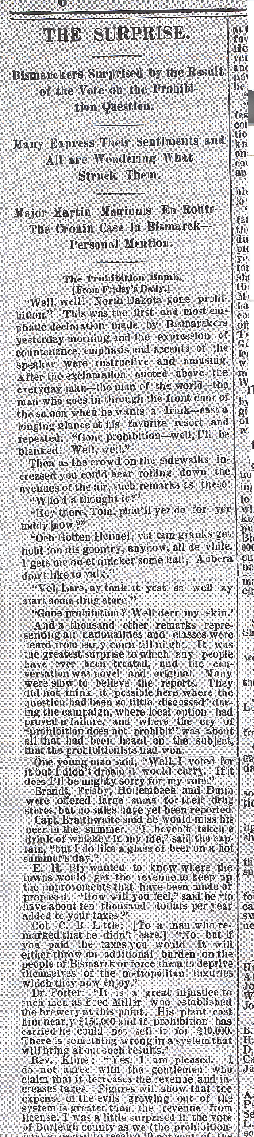 Prohibition article