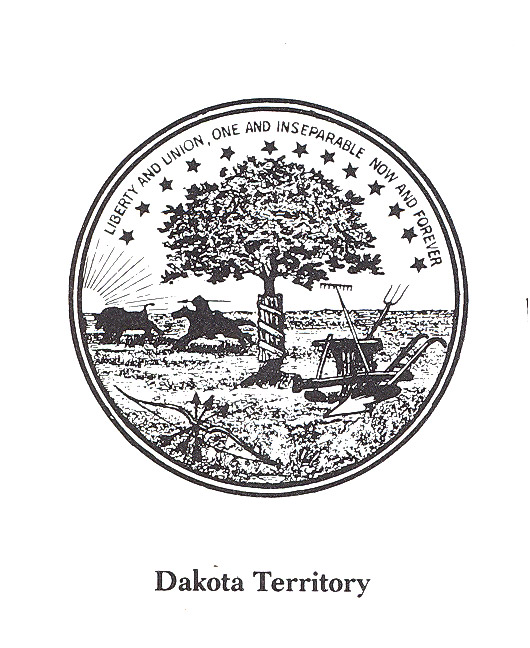The official seal the Dakota Territory used to mark territorial documents.