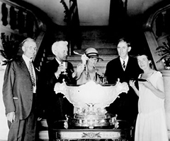 Leaders of North Dakota with the punch bowl, 1926