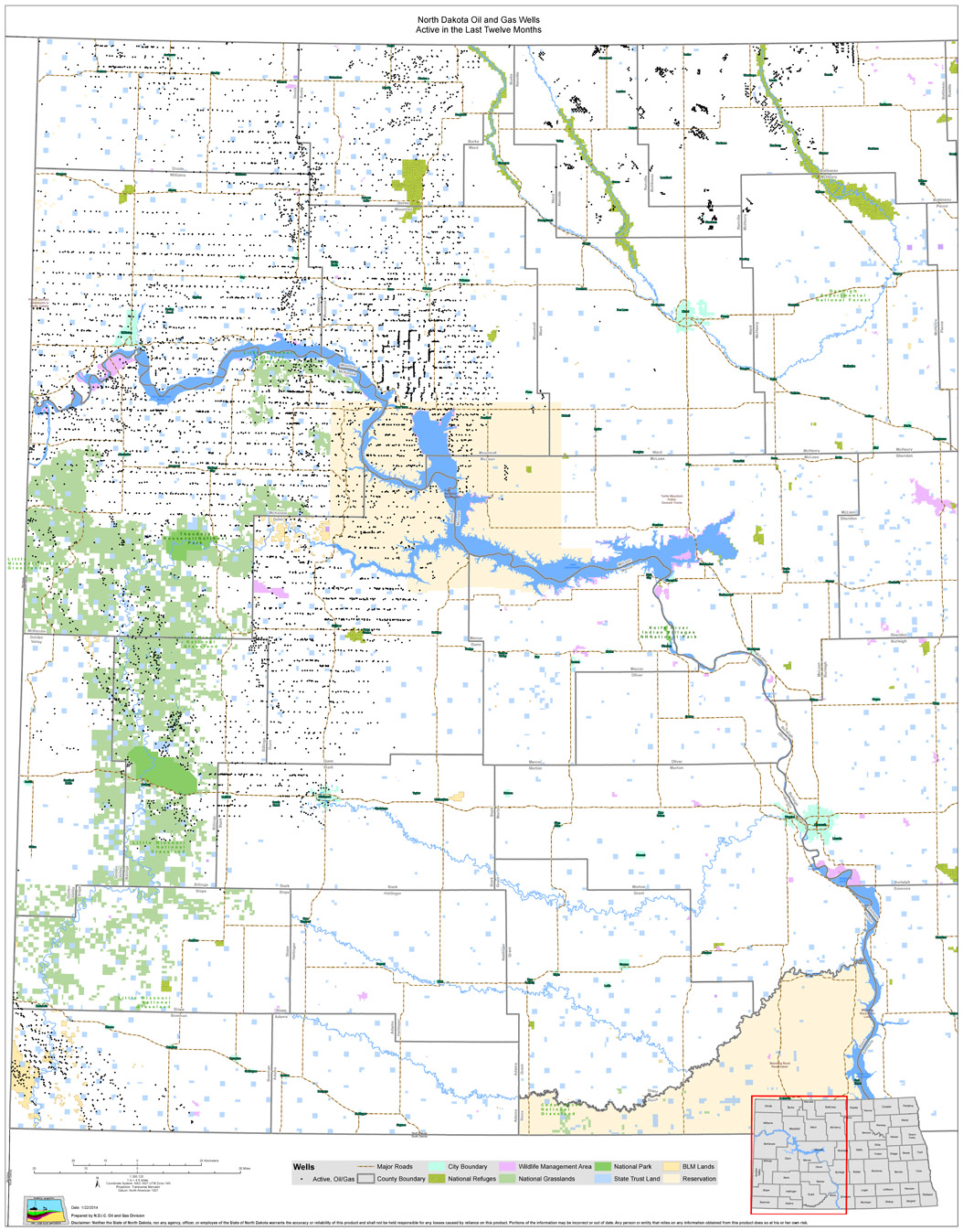 Active wells in ND