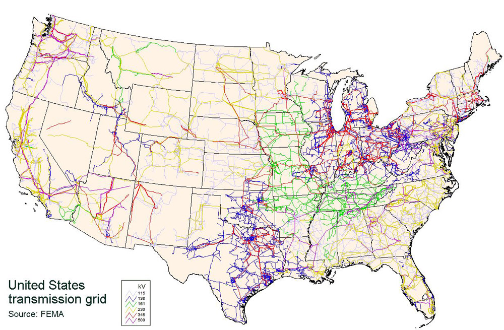 U.S. Power Lines