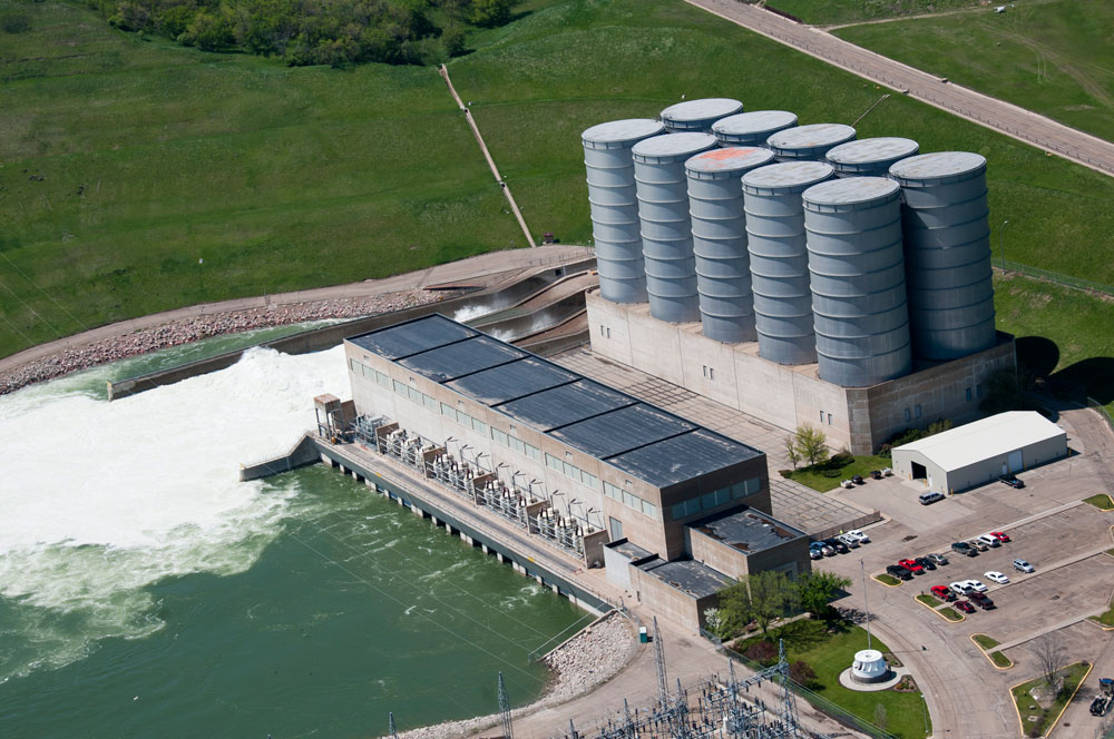 Garrison Dam Aerial Photo