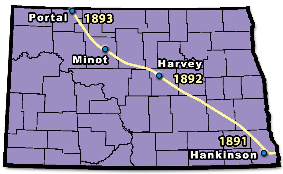 Soo Line Railroad Route