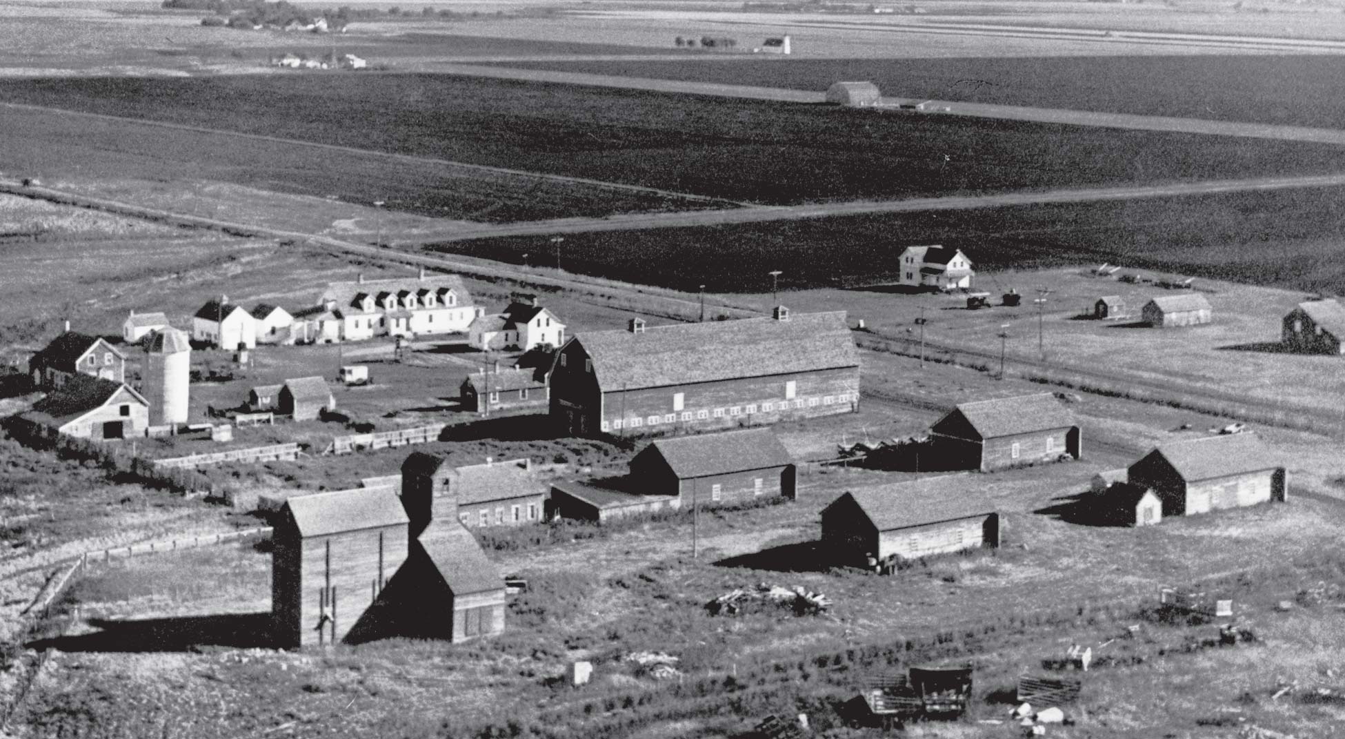 <strong>Figure 35. Bagg Bonanza Farm</strong> near Mooreton in Richland County, North Dakota, early 1900s. <em>(SHSND 0699-01)</em>