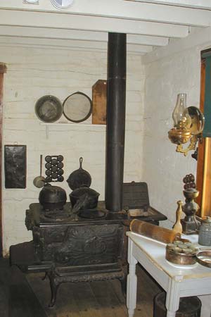 <strong>Figure 48. Roosevelt's Maltese Cabin–Kitchen</strong>. <em>(Jess Stryker)</em>