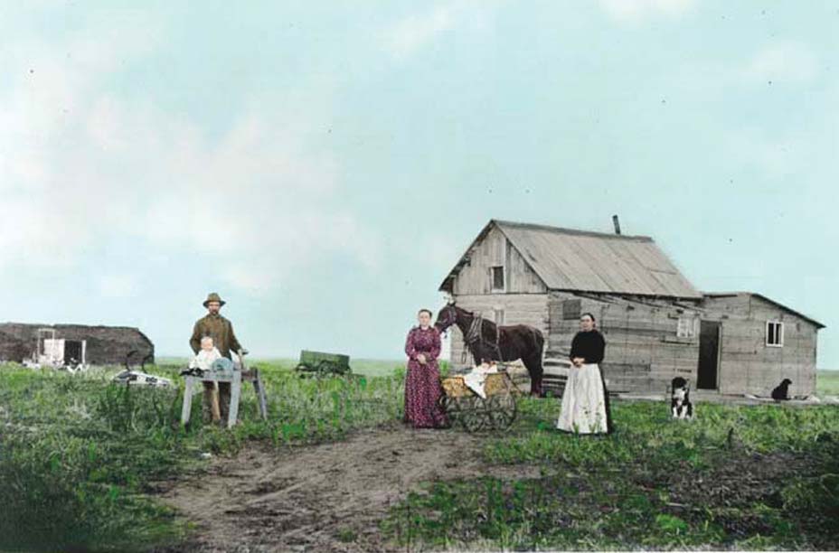 Early North Dakota Homestead