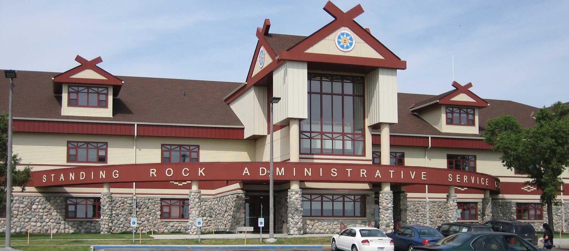  Tribal Headquarters for the Standing Rock Sioux Reservation at Fort Yates