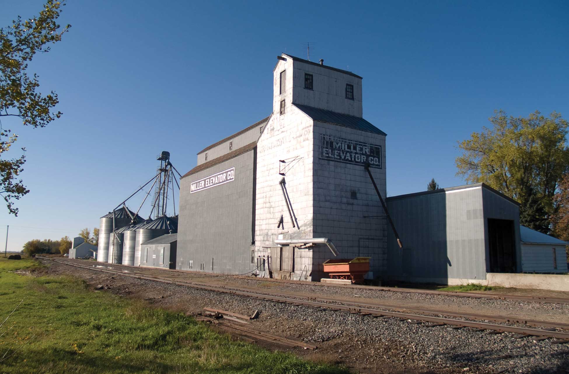 Figure 70. Grain elevators at Walum