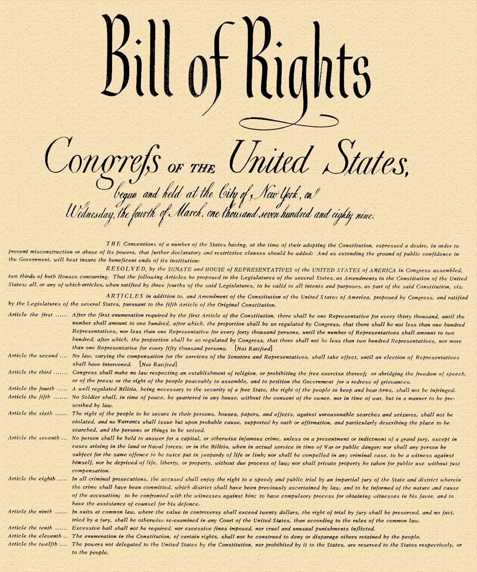 The Bill of Rights