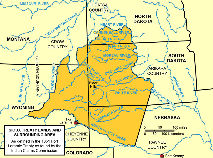 Standing Rock Reservation Map Section 6: Standing Rock Reservation | North Dakota Studies