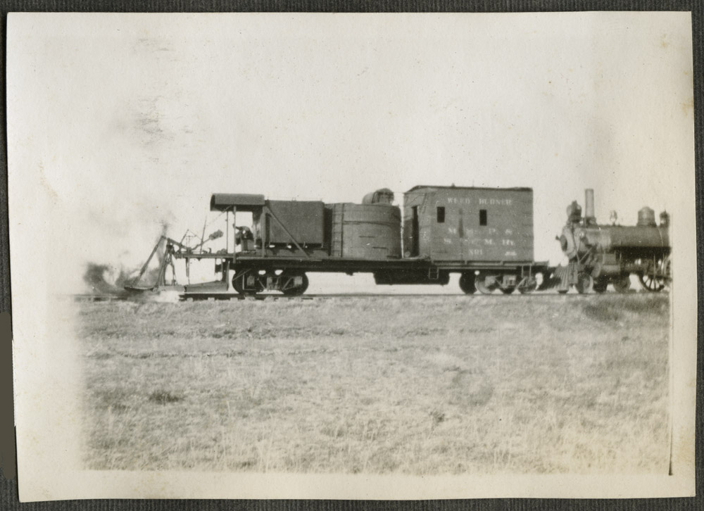 Soo Line Railroad weed burner