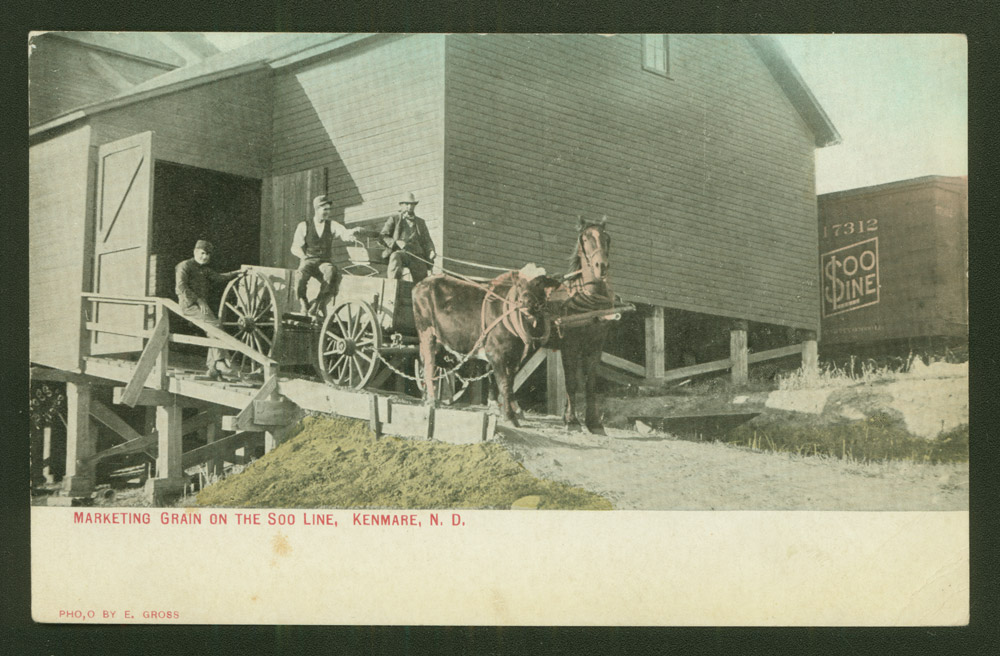 Marketing grain on the Soo Line Kenmare ND