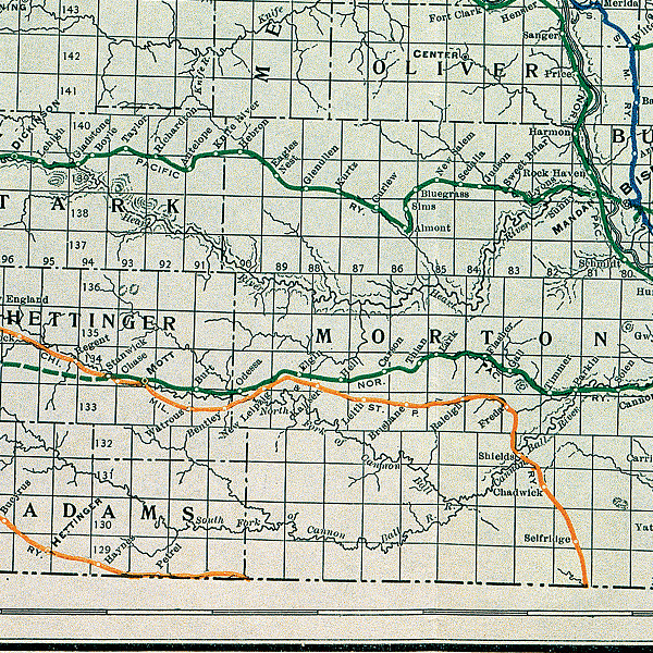 ACROSS THE MISSOURI BY RAIL BISMARCK DAKOTA TERRITORY 