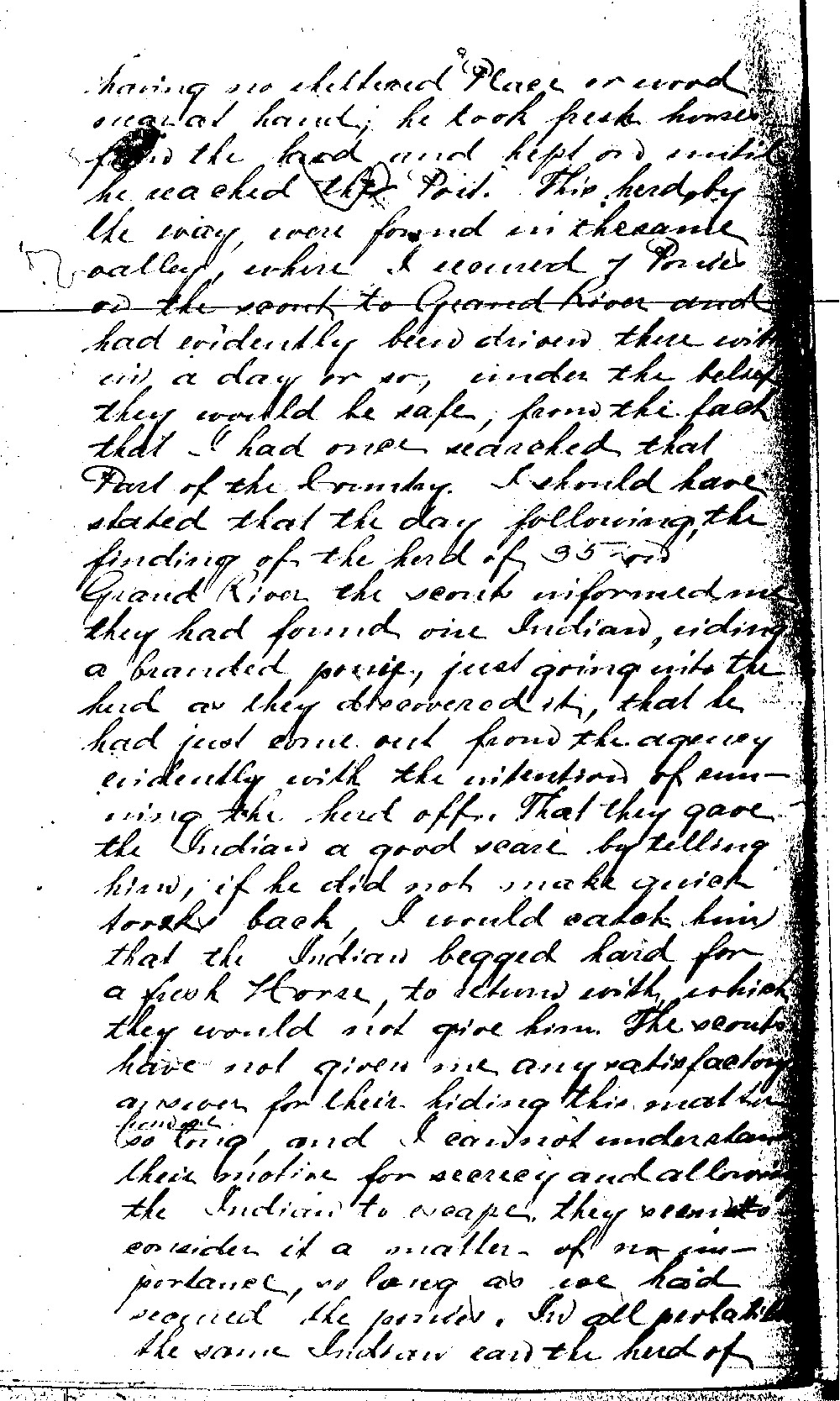 When Army horses went missing, Dakota Army Scouts were sent to locate them. The unnamed lieutenant who wrote the report was mystified by the Scouts reluctance to report another Dakota as having been involved with the loss of the ponies. But, the officer also states that the Scouts performed their duties well. 