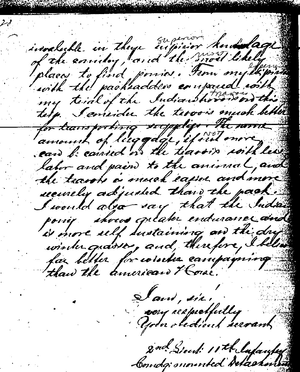 When Army horses went missing, Dakota Army Scouts were sent to locate them. The unnamed lieutenant who wrote the report was mystified by the Scouts reluctance to report another Dakota as having been involved with the loss of the ponies. But, the officer also states that the Scouts performed their duties well. 