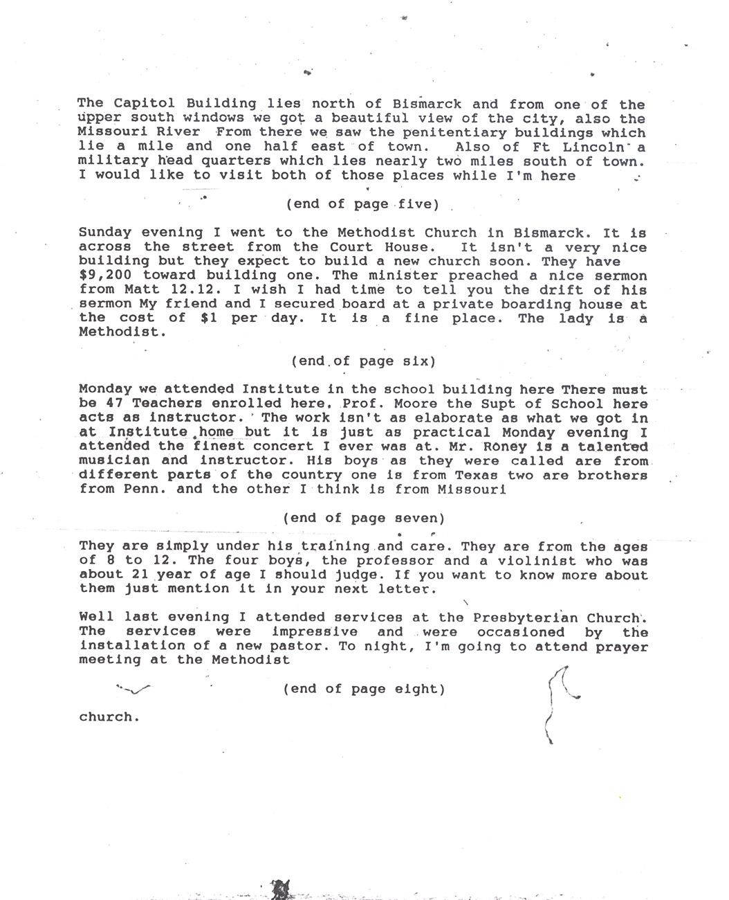Effie Clinkenbeard Letter, original and transcript (Transcription Page 3)