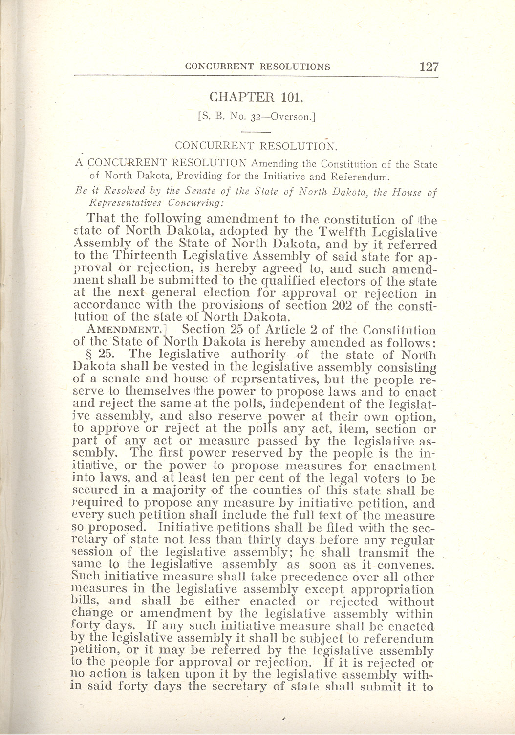 Initiative and referendum 1913 1