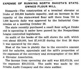 Commercial West article on the ND State Mill