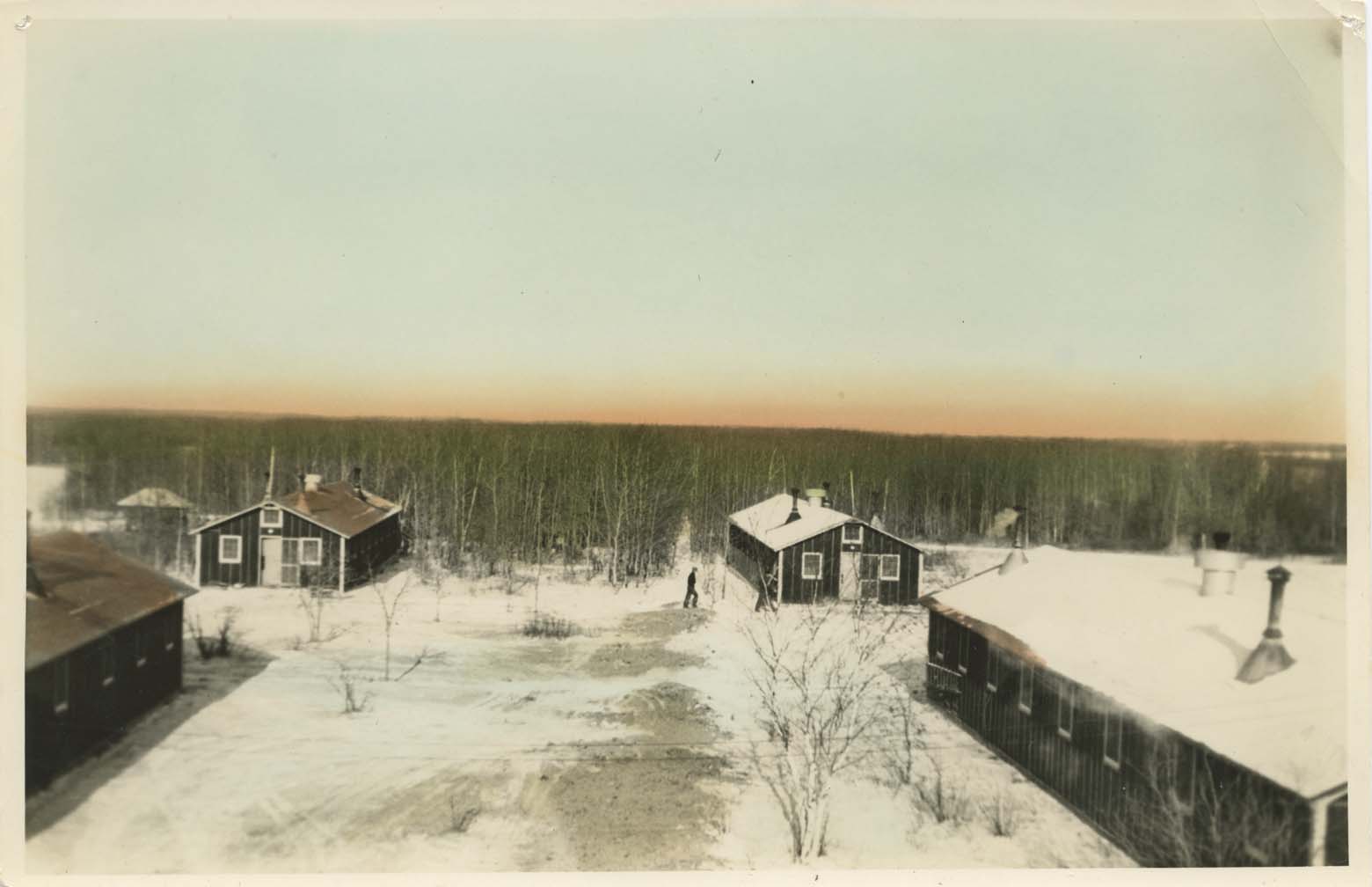 Buildings at Civilian Conservation Corps camp 744, International Peace Garden