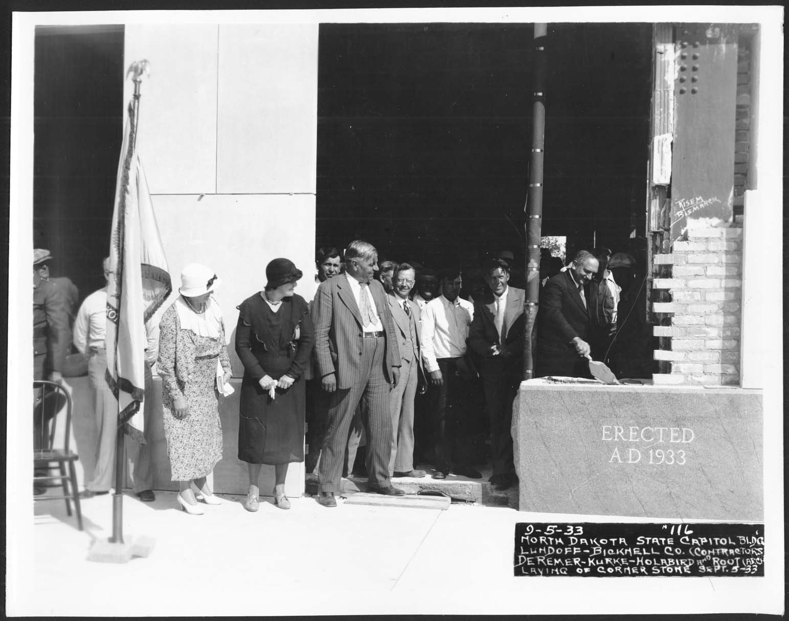 Cornerstone ceremony at new State Capital