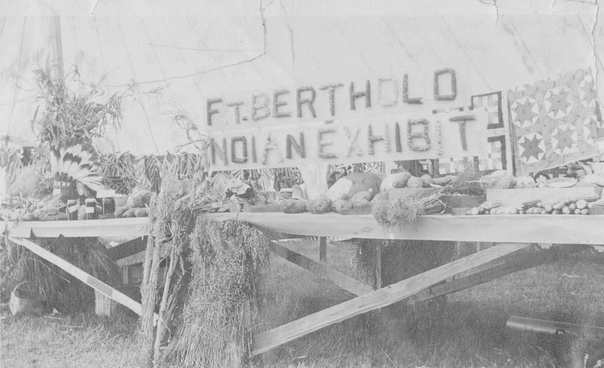 Indian Fair Exhibit display, Elbowoods.