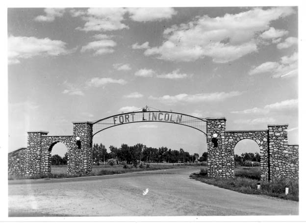 Main gate, Fort Lincoln