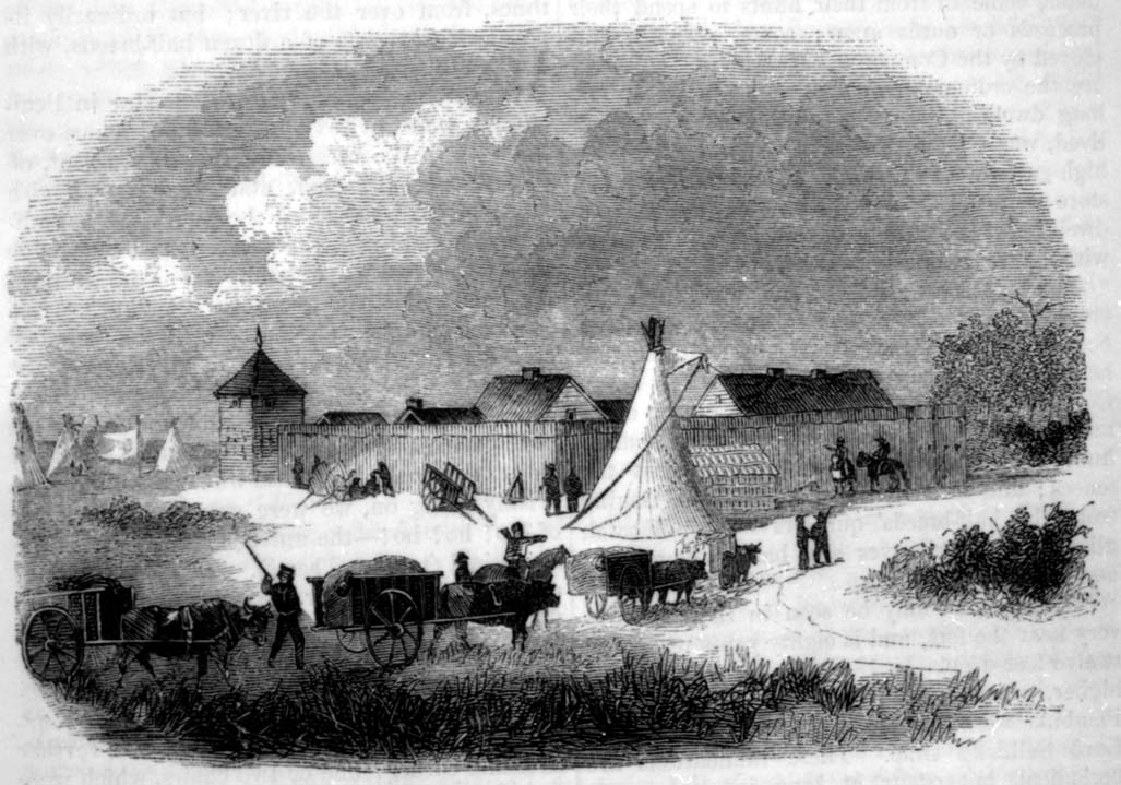 Sketch of Fort Pembina