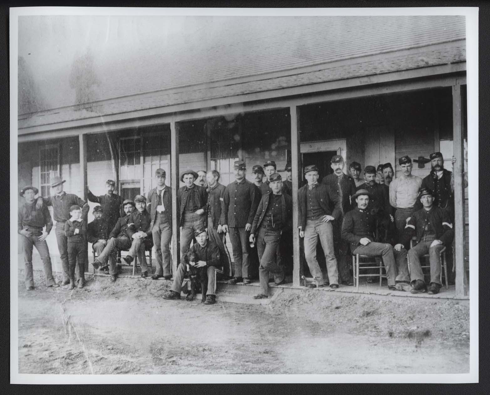 Soldiers of Company K, 15th Infantry, Fort Buford.