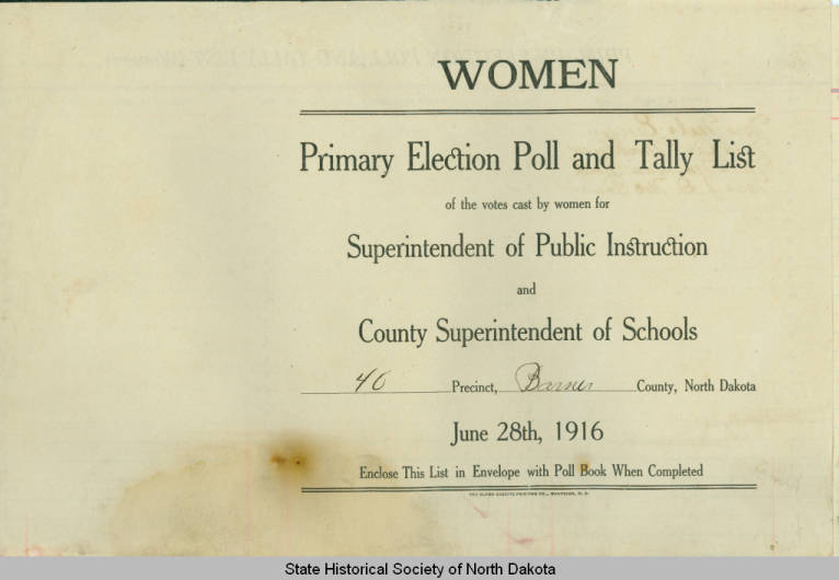 Women Primary Election Poll p1