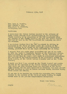 Mr. Cathro’s letter to Congressman Sinclair