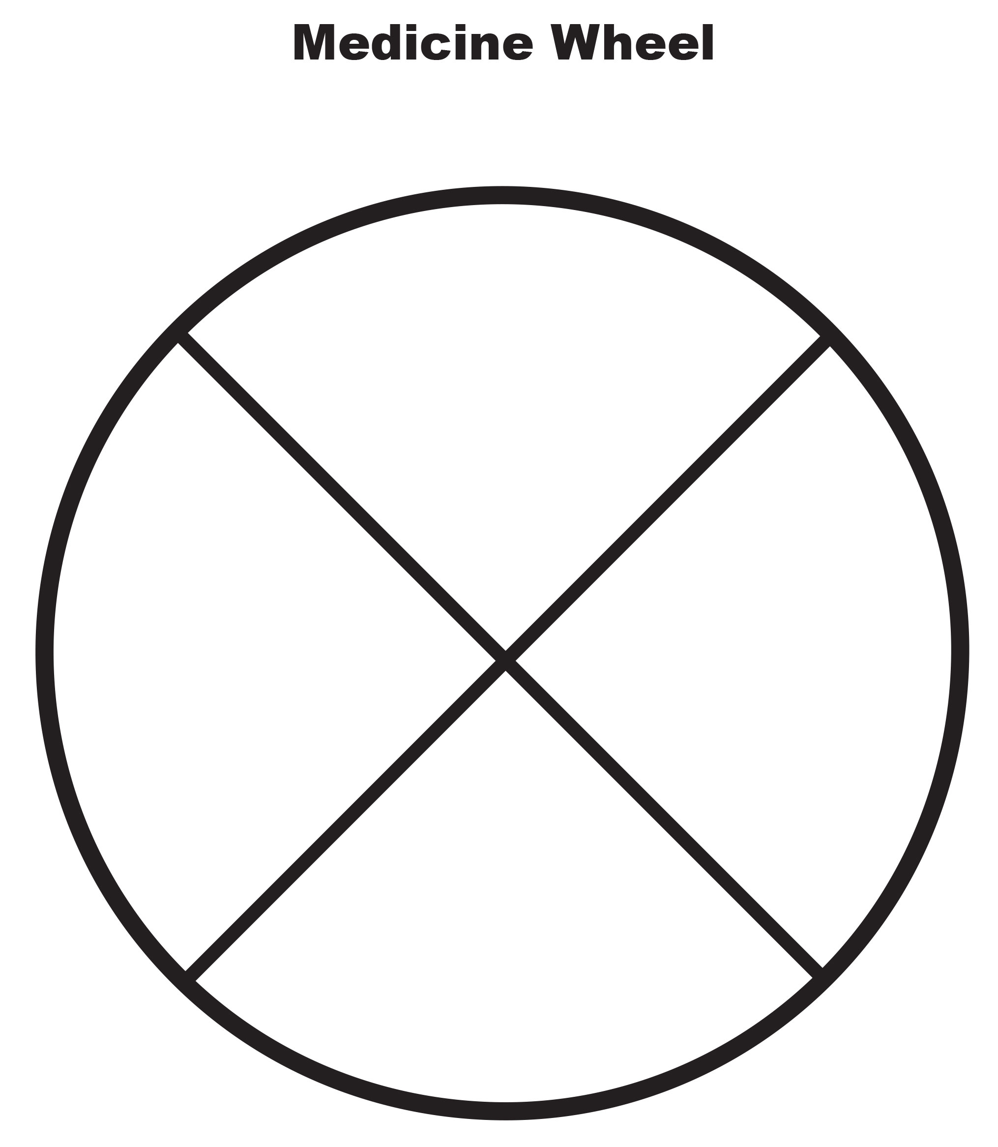  Printable Blank Medicine Wheel Template Printable Templates Free